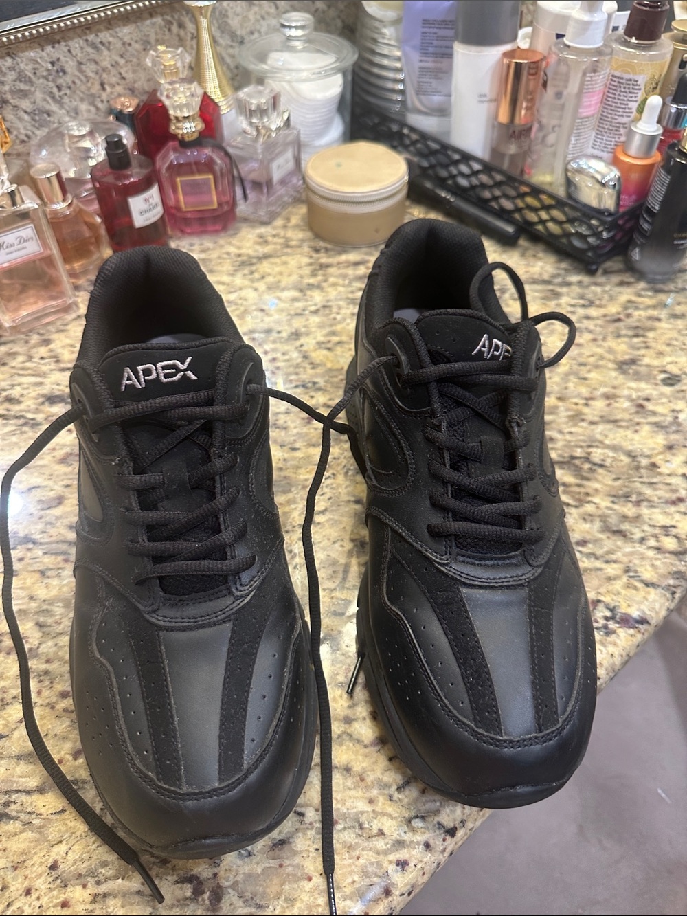 Apex Black Men's Athletic Sneakers